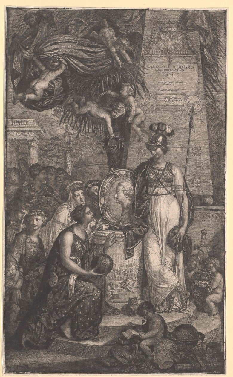 Kurfyrste af Bayern Karl Theodor af Artist Unknown