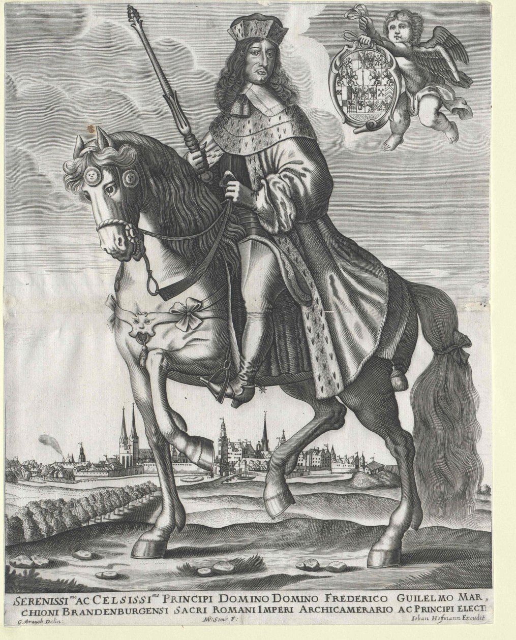 Kurfyrste af Brandenburg (1620-1688) Frederik Wilhelm af Artist Unknown