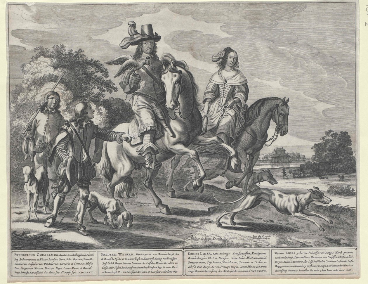 Kurfyrste af Brandenburg (1620-1688) Frederik Wilhelm af Artist Unknown
