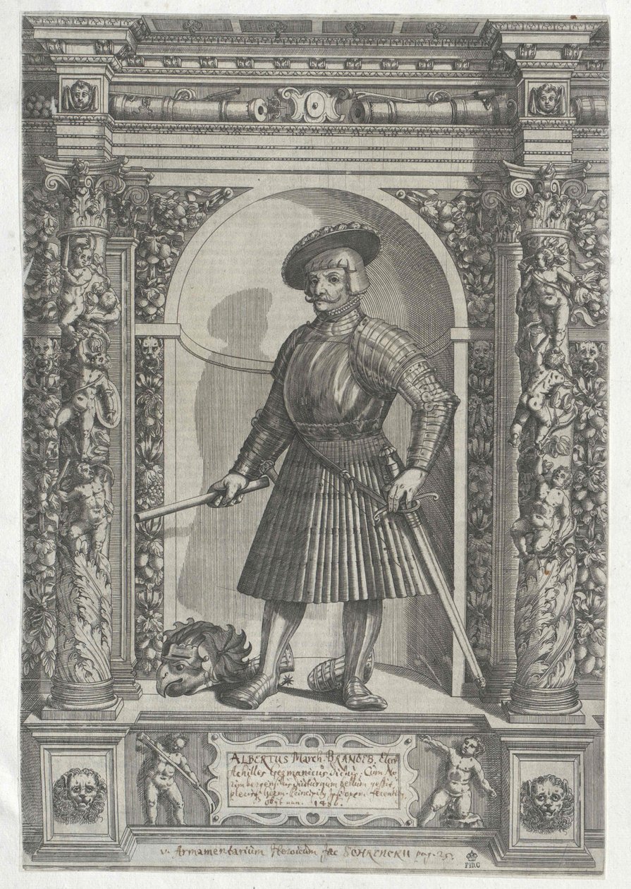 Kurfyrste af Brandenburg Albrecht Achilles af Artist Unknown