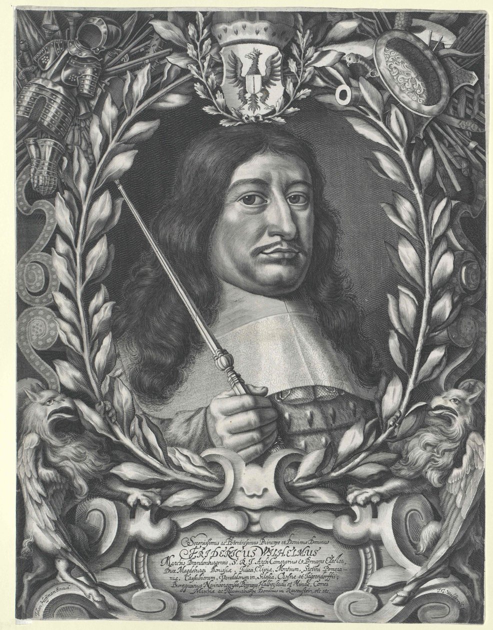 Kurfyrste af Brandenburg Frederic Wilhelm af Artist Unknown