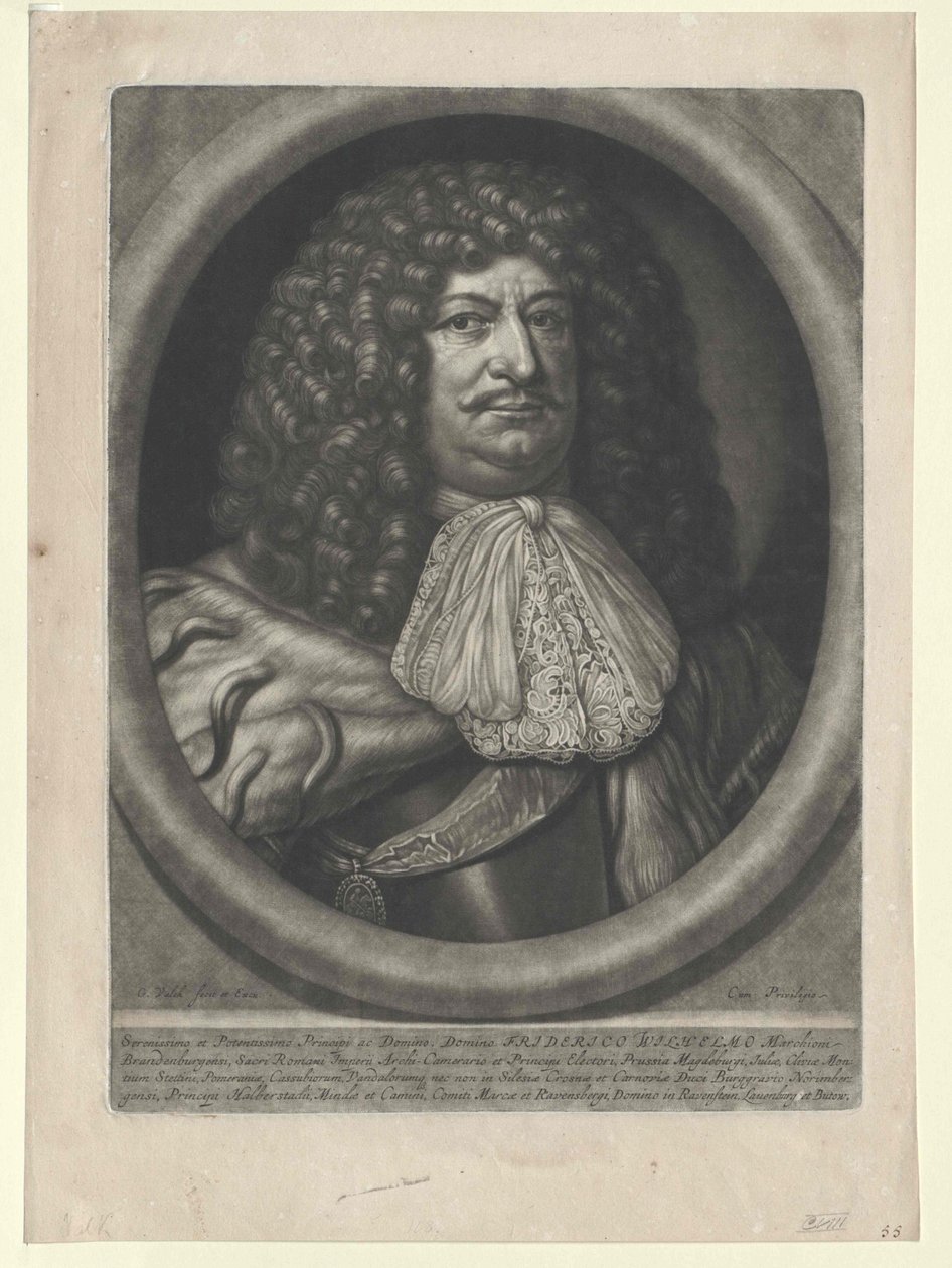 Kurfyrste af Brandenburg Friedrich Wilhelm af Artist Unknown