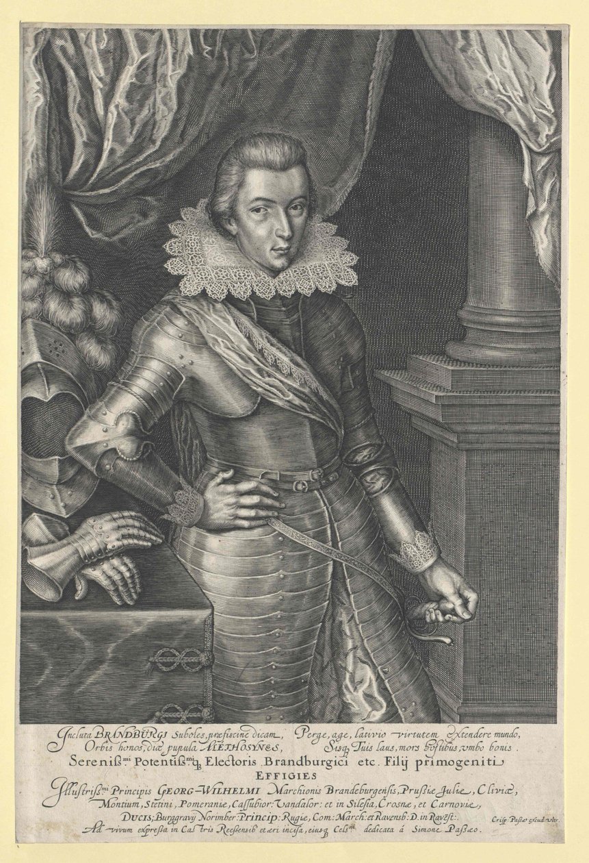 Kurfyrste af Brandenburg Georg Wilhelm af Artist Unknown