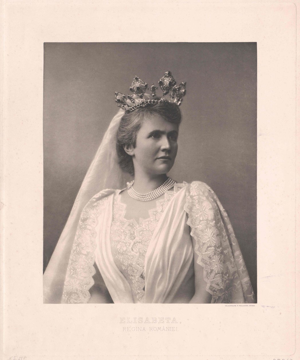 Elisabeth prinsesse Wied af Artist Unknown