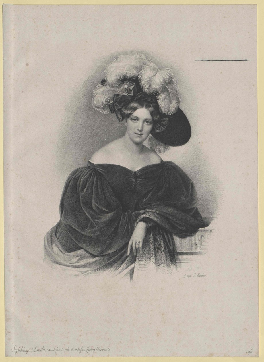 Emilie grevinde Zichy-Ferraris af Artist Unknown