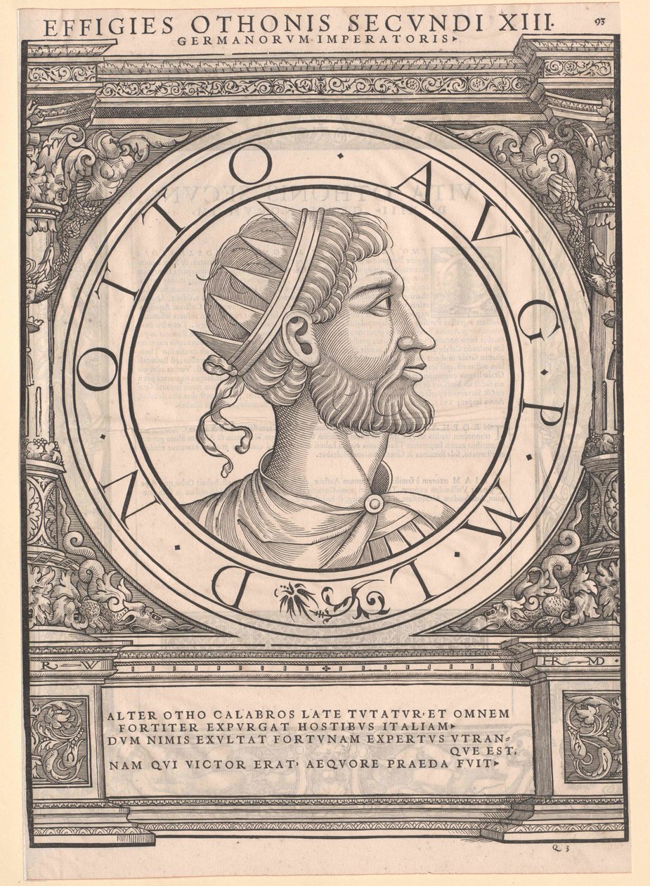 Kejser Otto II af Artist Unknown