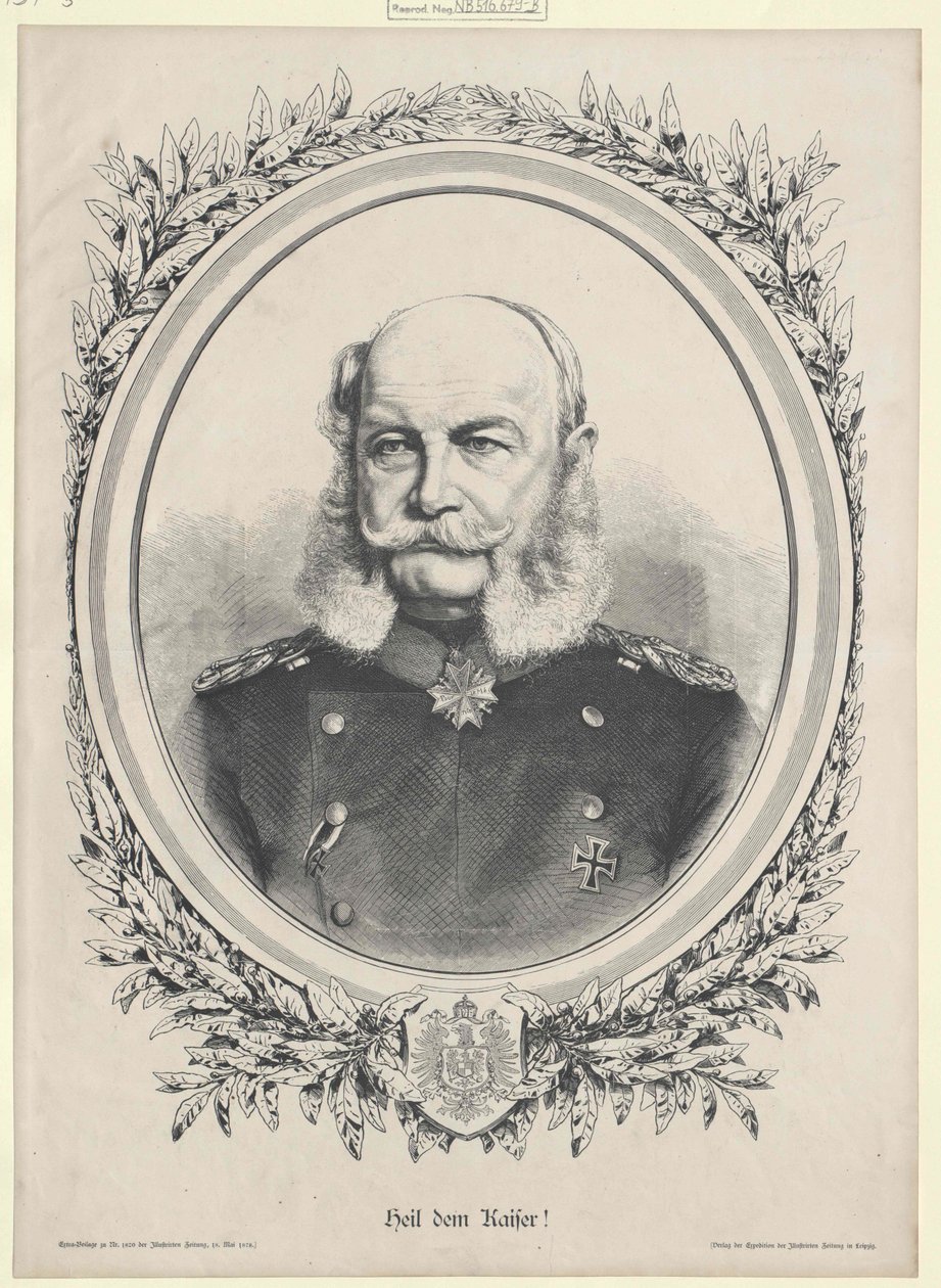 Kejser William I af Artist Unknown