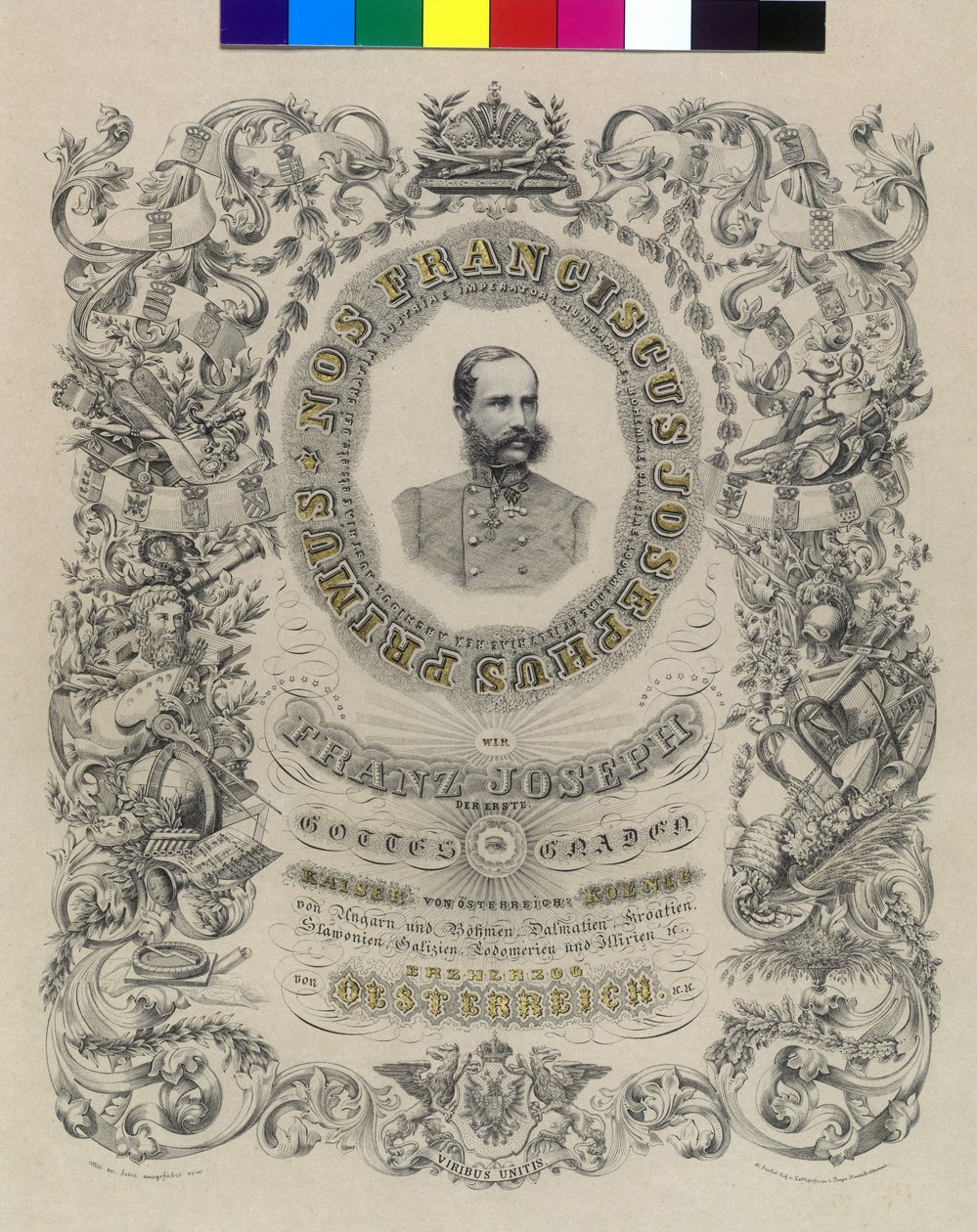 Kejser af Østrig Franz Joseph I af Artist Unknown