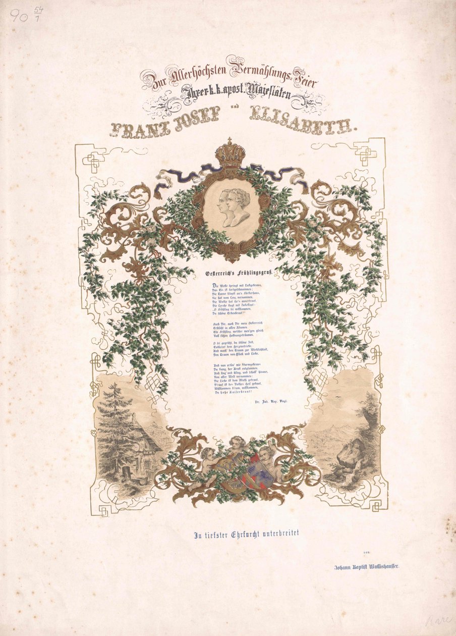 Kejser af Østrig Franz Joseph I af Artist Unknown