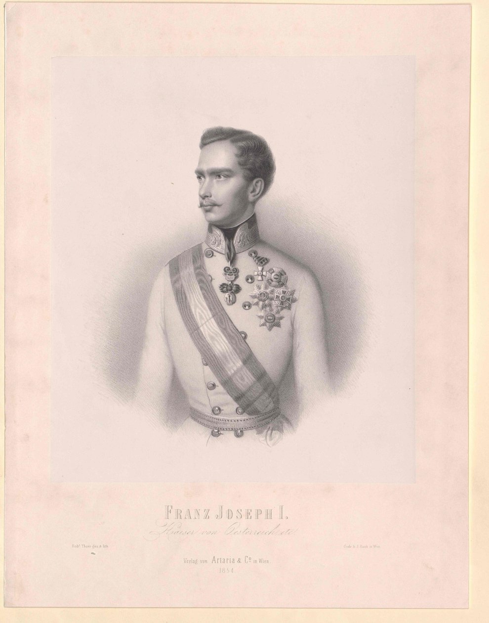 Kejser af Østrig Franz Joseph I af Artist Unknown