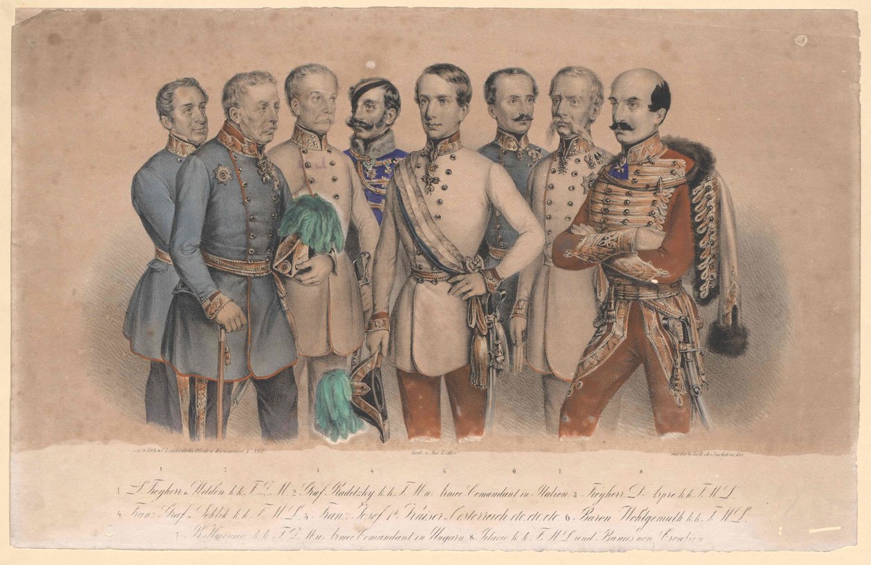 Kejser af Østrig Franz Joseph I af Artist Unknown