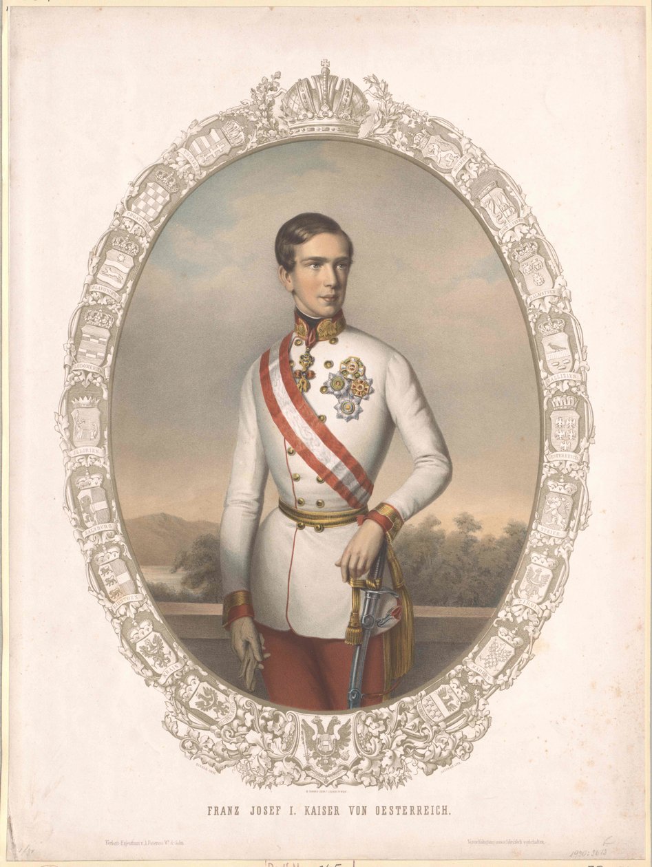 Kejser af Østrig Franz Joseph I af Artist Unknown