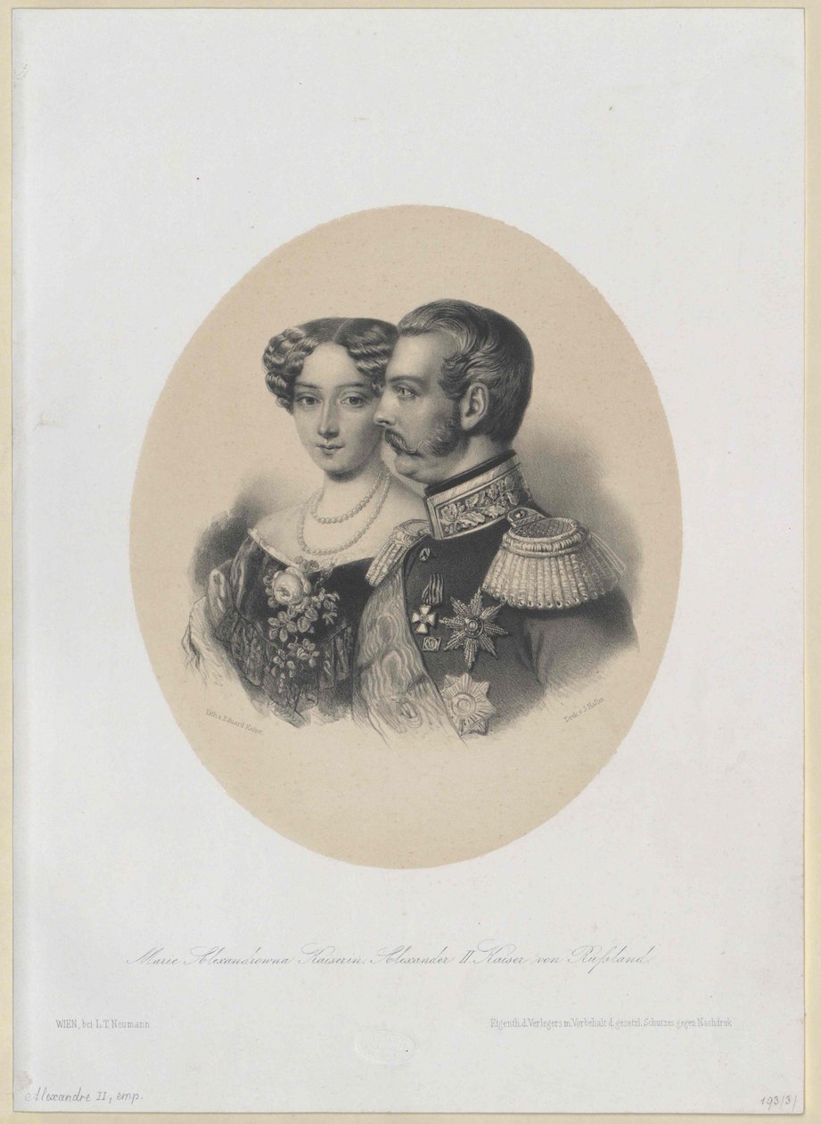 Kejser af Rusland Alexander II af Artist Unknown
