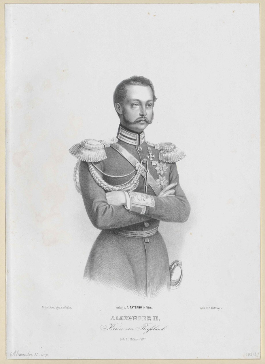 Kejser af Rusland Alexander II af Artist Unknown