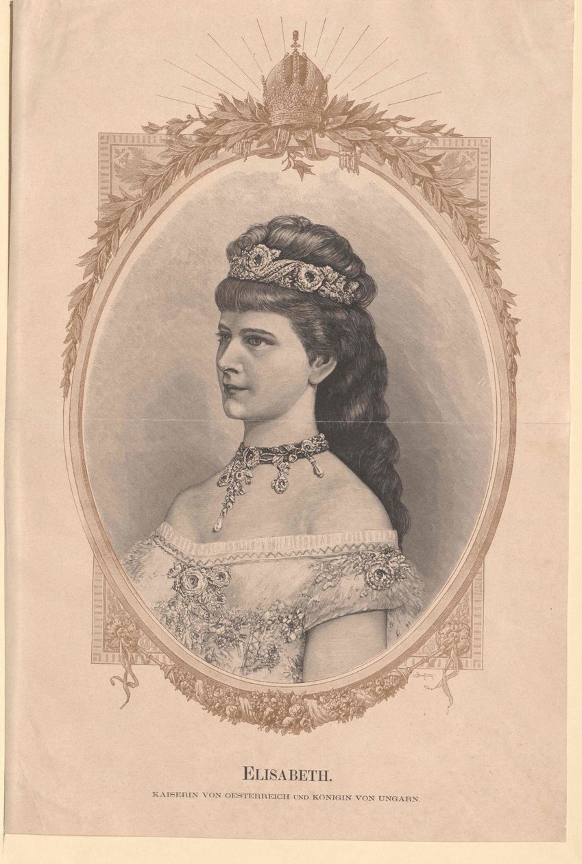 Kejserinde af Østrig Elisabeth af Artist Unknown