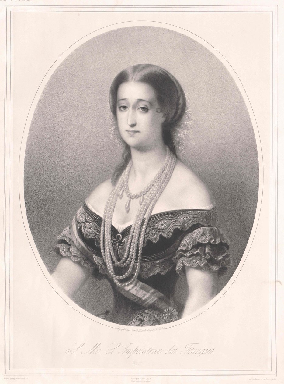 Kejserinde af Frankrig Eugenie af Artist Unknown