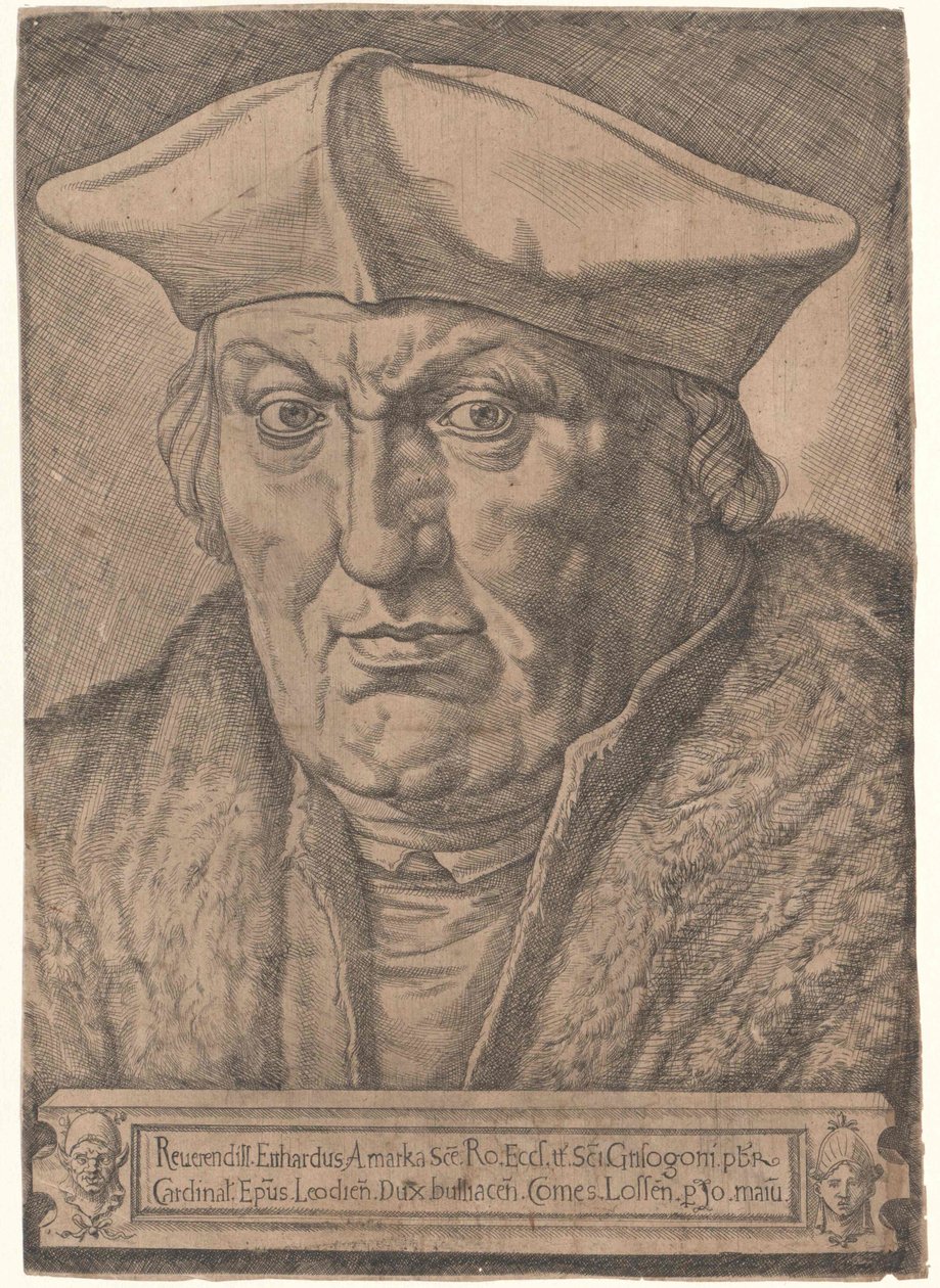 Erhard von der Marck (tryk) af Artist Unknown