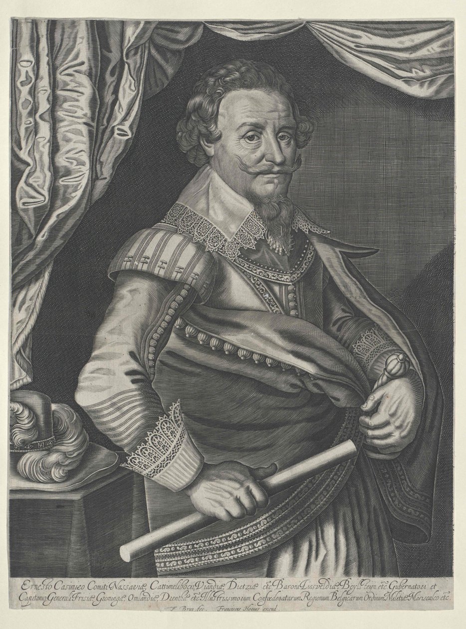 Ernst Casimir greve af Nassau-Dietz af Artist Unknown