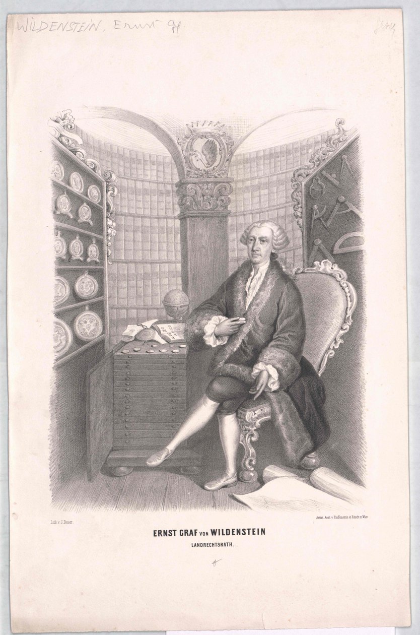 Ernst Henry Graf von Wildenstein af Artist Unknown