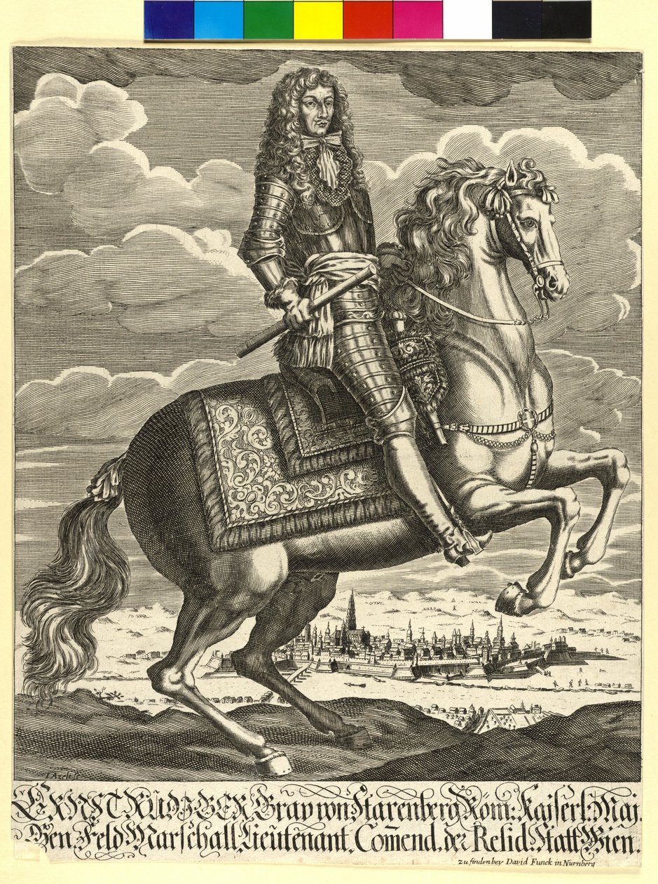 Ernst Roger Graf Starhemberg af Artist Unknown