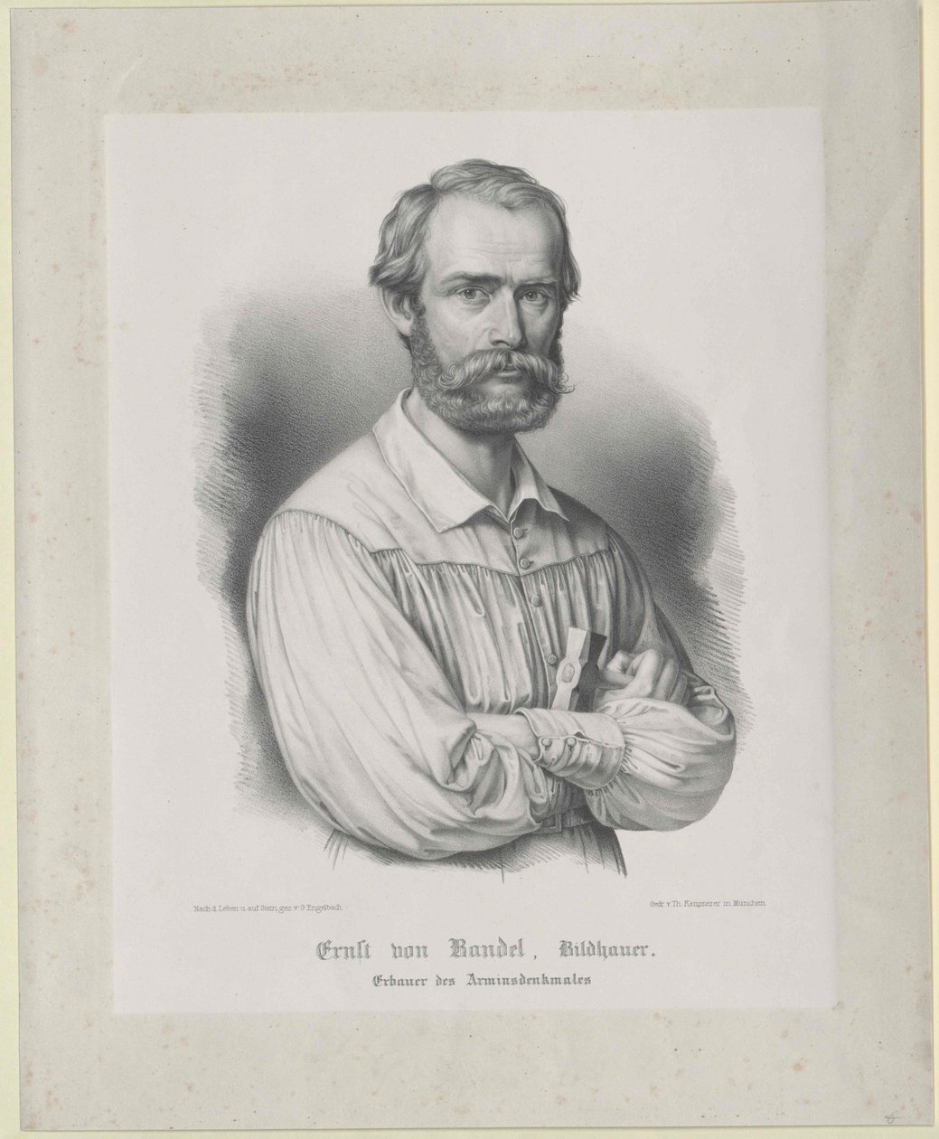 Ernst von Bandel af Artist Unknown