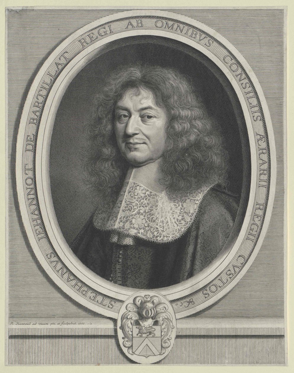 Etienne de Bartillat (tryk) af Artist Unknown