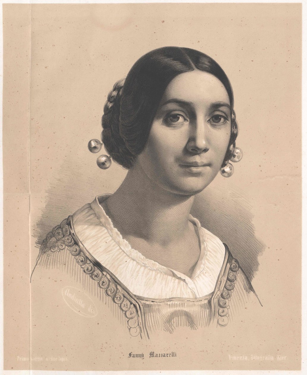 Fanny Mazzarelli af Artist Unknown