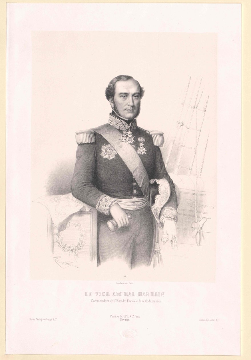 Ferdinand Alphonse Hamelin af Artist Unknown