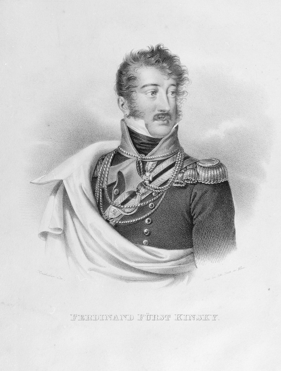 Ferdinand prince 1781 - 1812 Kinsky af Artist Unknown