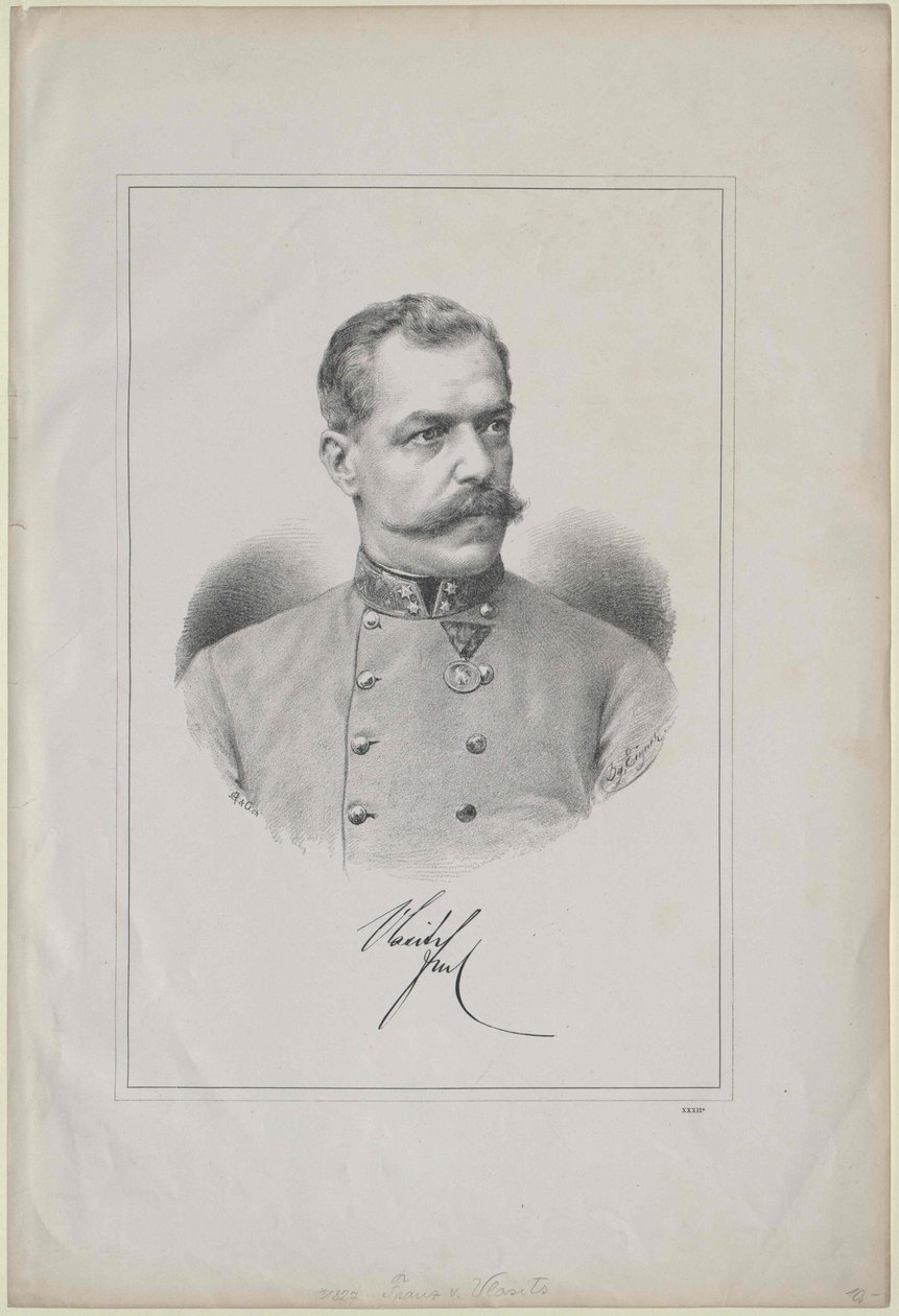 Ferenc Baron Vlasits (tryk) af Artist Unknown