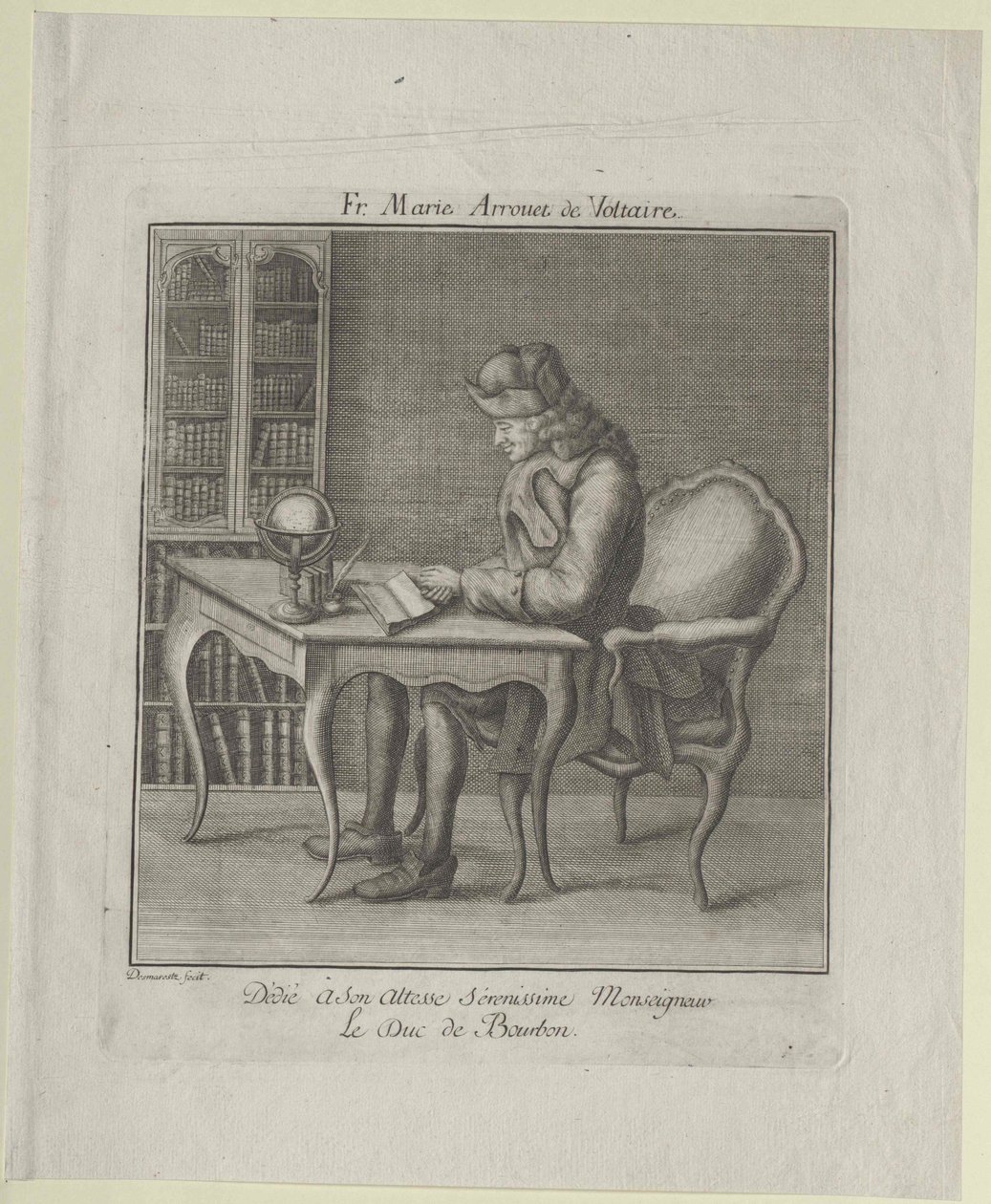 Fran006f0069s Marie Arouet Voltaire af Artist Unknown