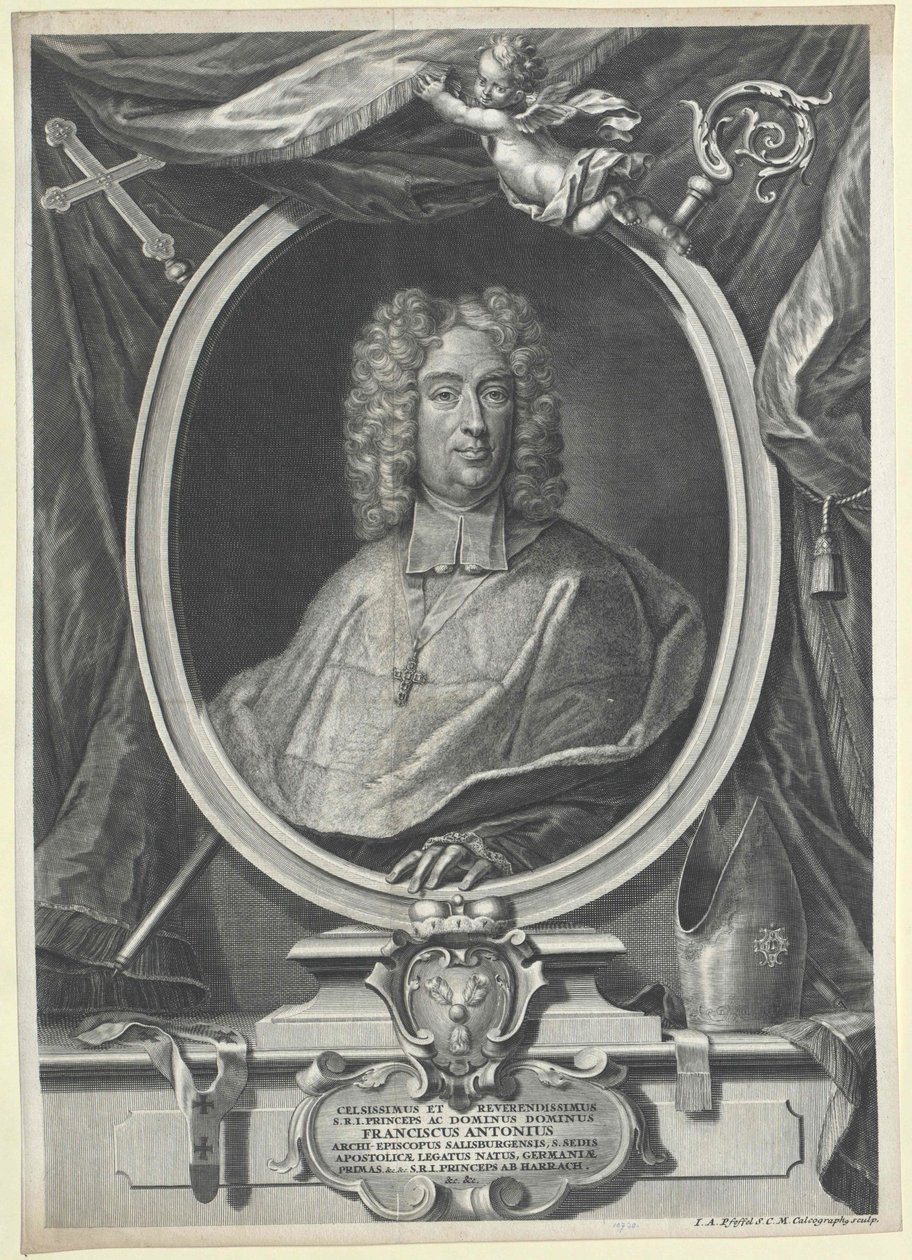 Franz Anton Graf Harrach af Artist Unknown