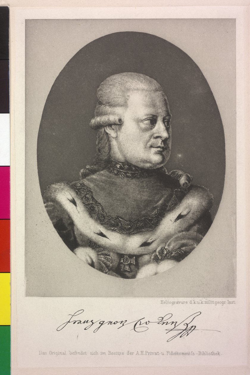 Franz George Ritter von Kees (print) af Artist Unknown