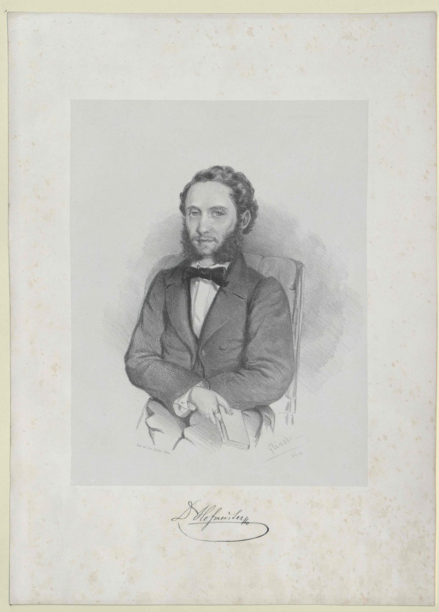 Franz Hofmeister af Artist Unknown