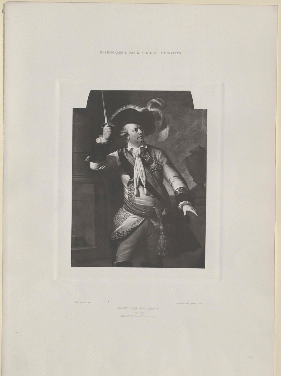 Franz Karl Brockmann af Artist Unknown