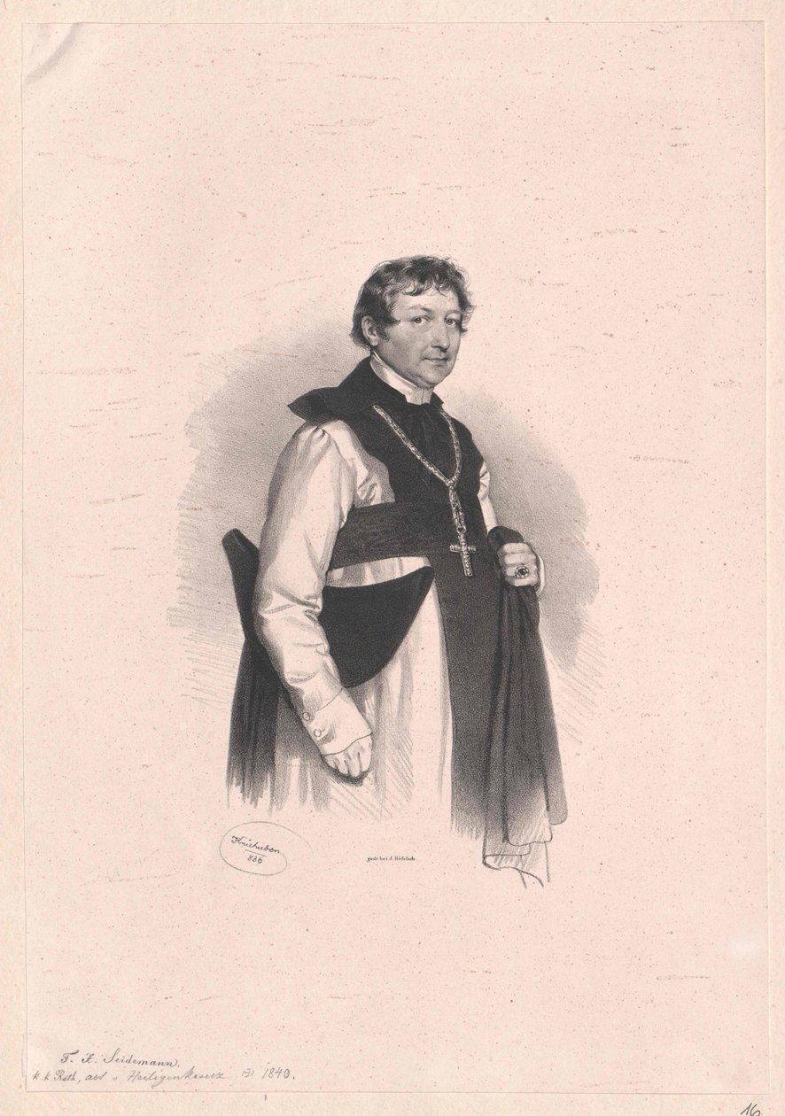 Franz Xavier Seidemann af Artist Unknown