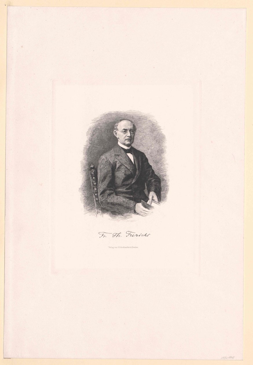 Frederick Theodor von Frerichs af Artist Unknown