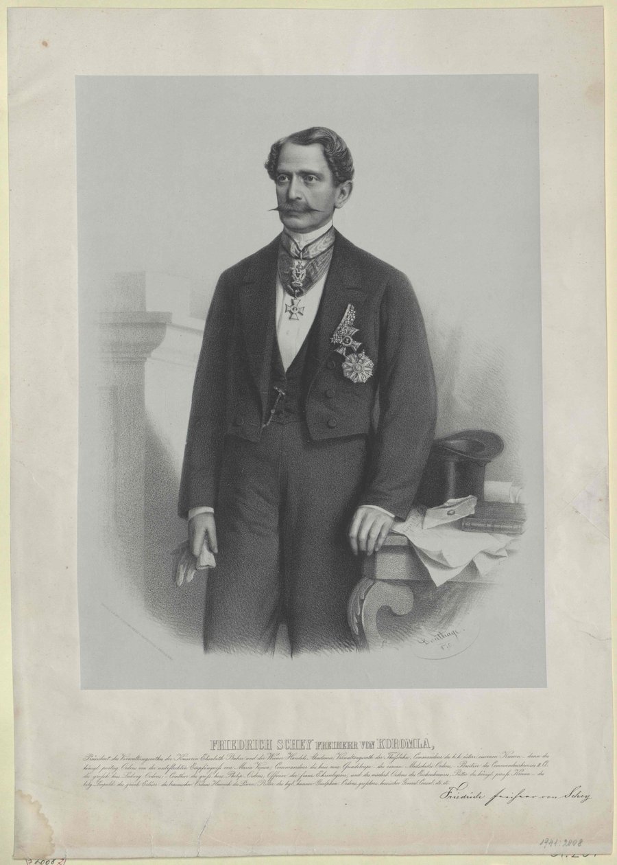 Frederick baron Schey-Koromla af Artist Unknown