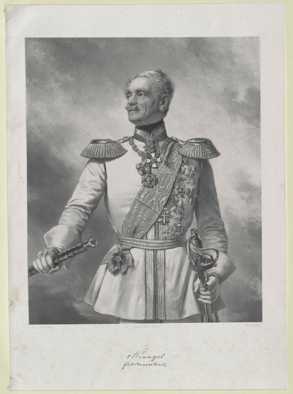 Frederik greve Wrangel af Artist Unknown