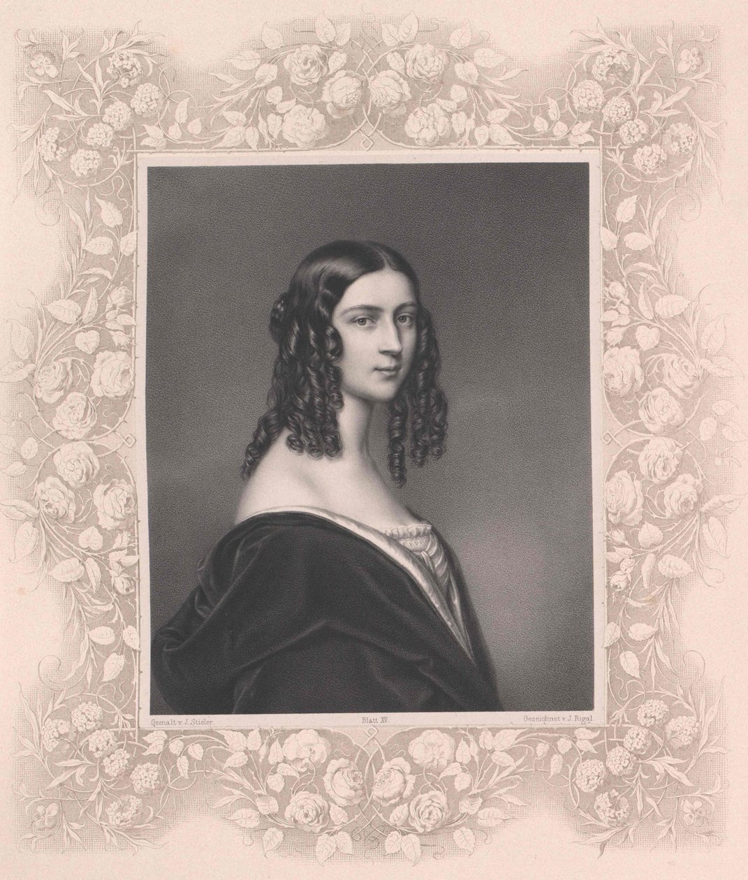 Friederike baronesse von Gumppenberg (tryk) af Artist Unknown