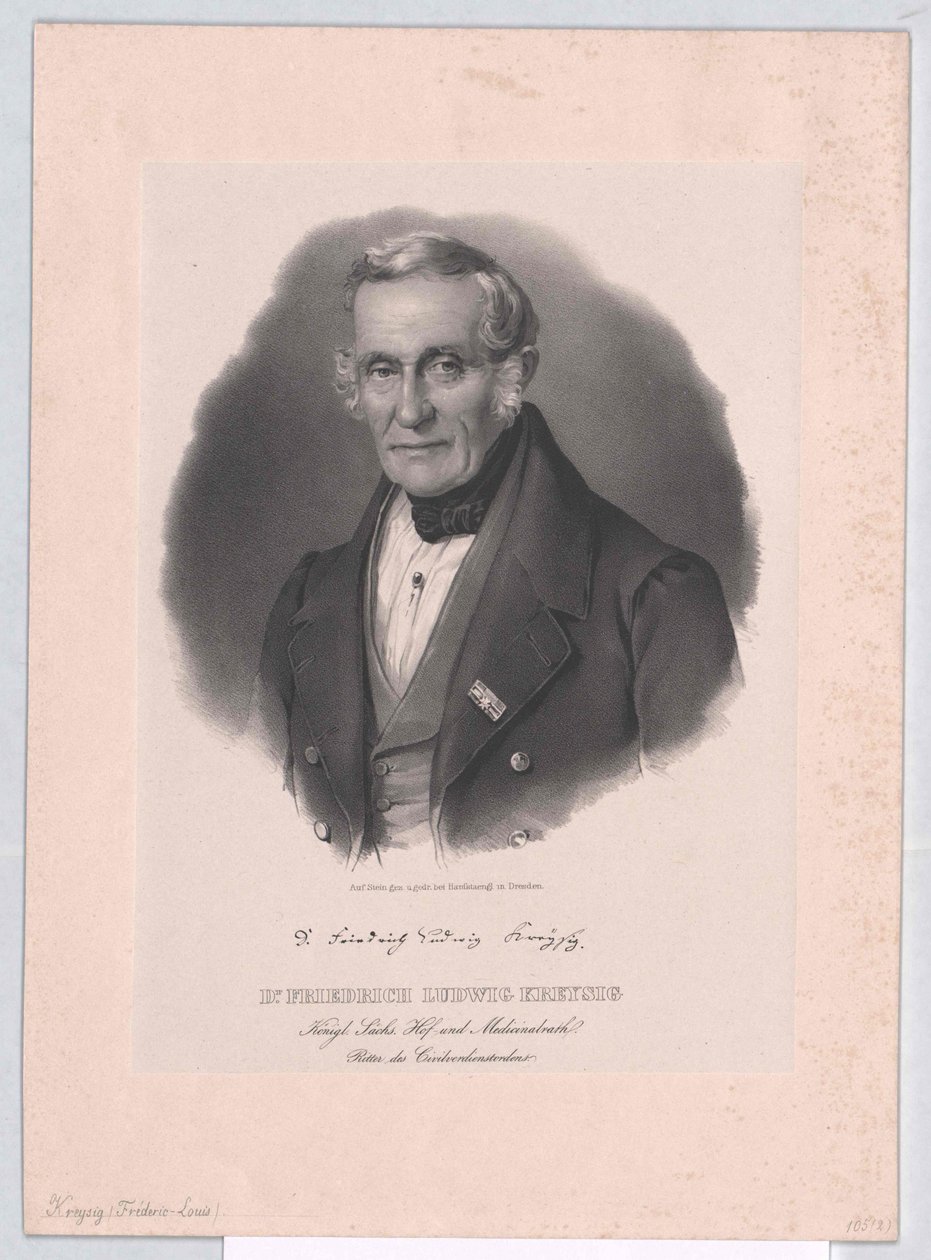 Friedrich Ludwig Kreysig af Artist Unknown