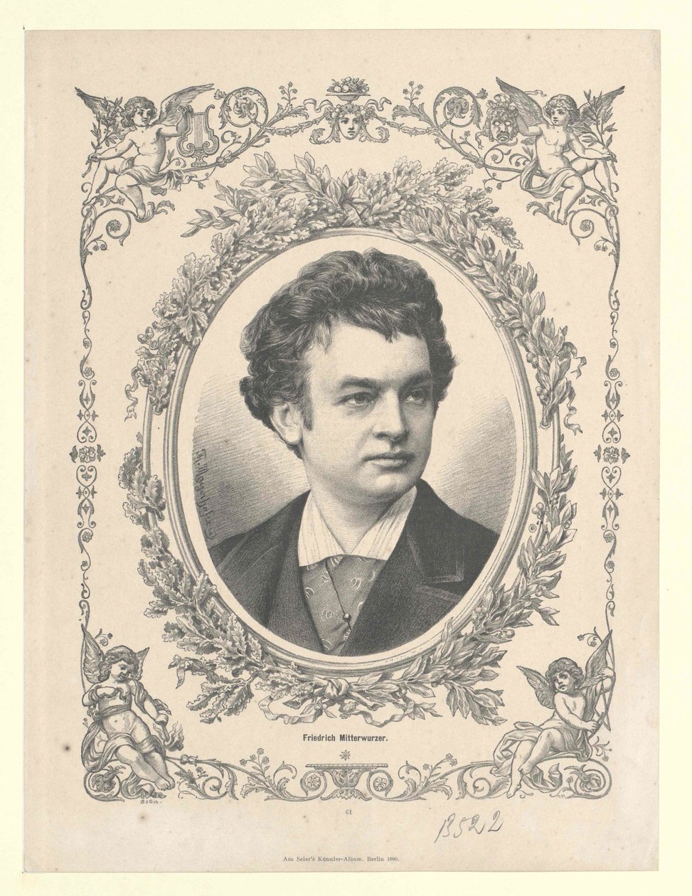 Friedrich Mitterwurzer af Artist Unknown