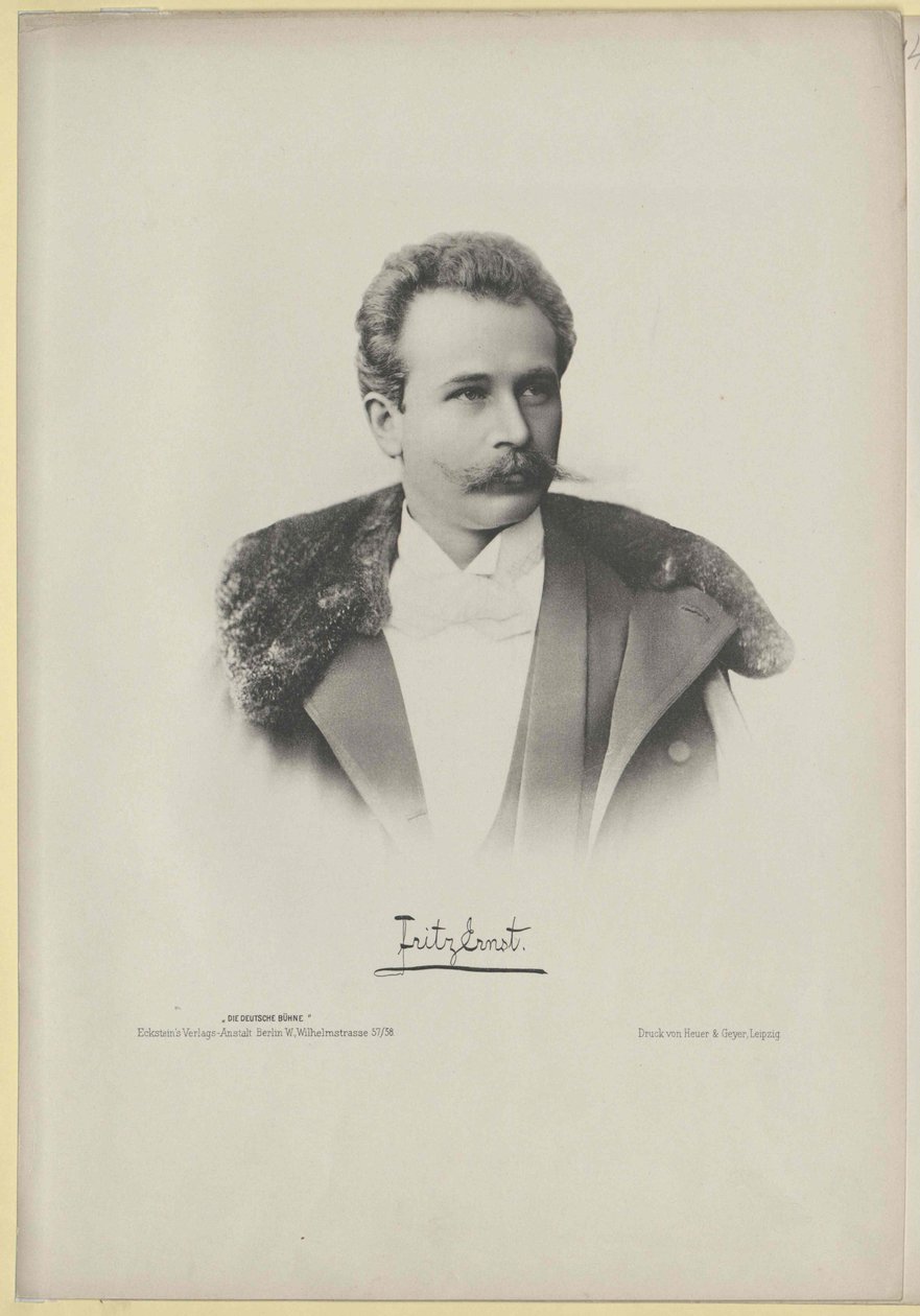 Fritz Ernst af Artist Unknown