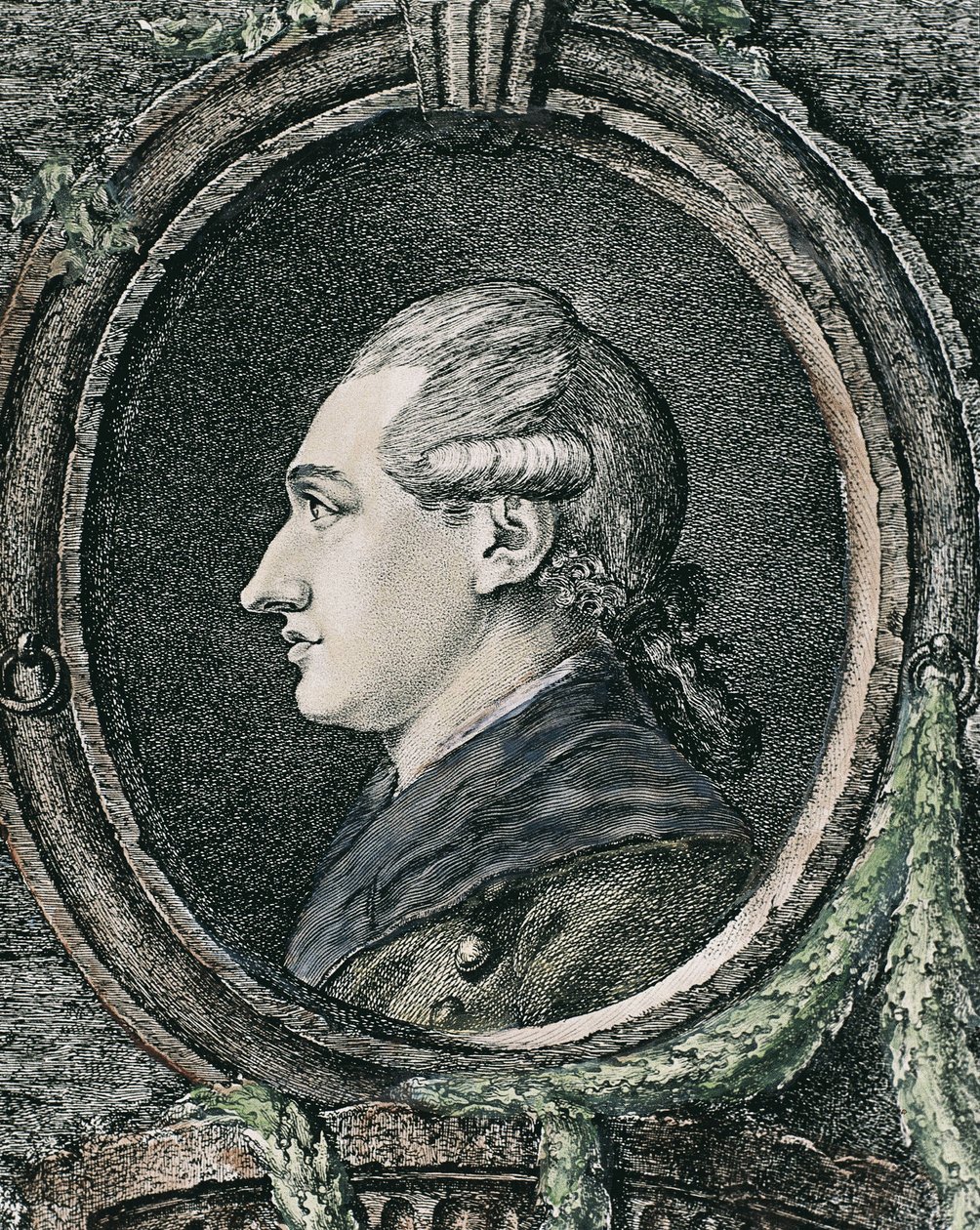 GOETHE, Johann Wolfgang von (1749-1832). Tysk humanist og forfatter. Radering. af Artist Unknown