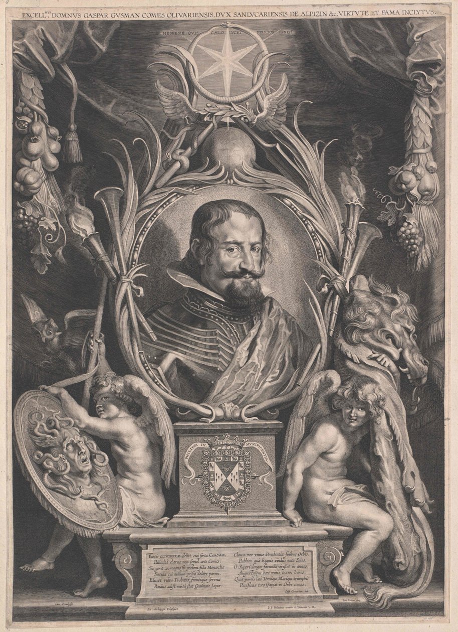Gaspar hertug af San Lucar de Barameda greve Duca Olivarez z Guzman af Artist Unknown