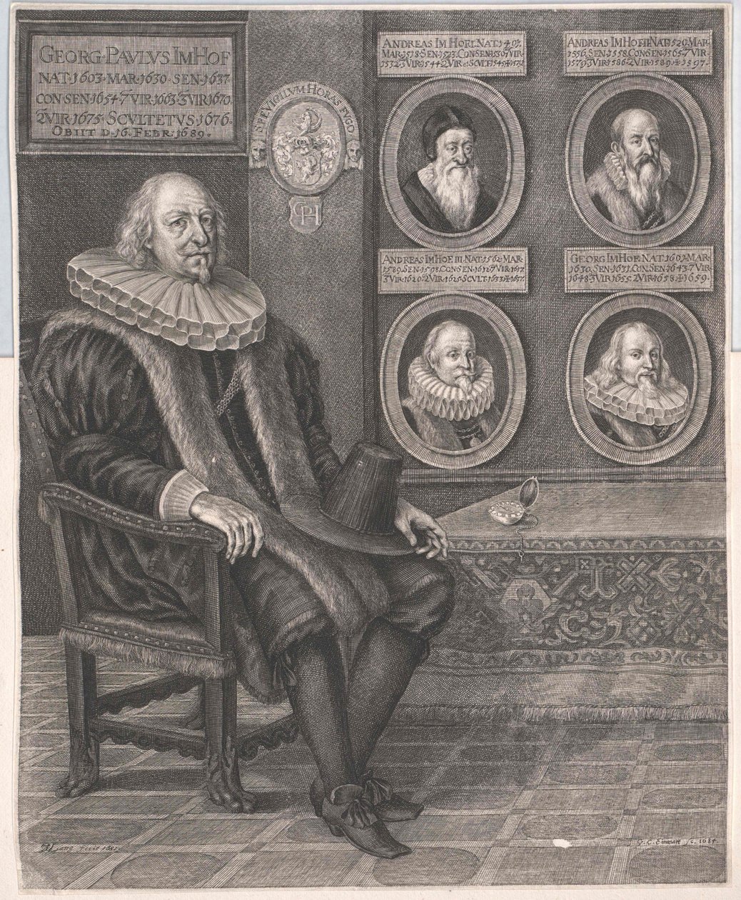 George Paul Imhof af Artist Unknown