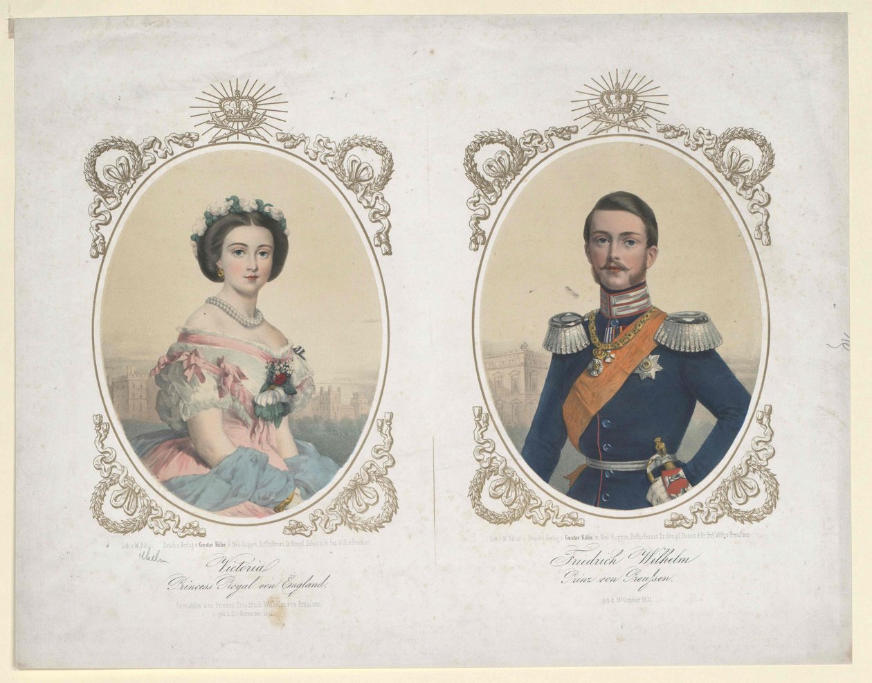 Tysk kejser og konge af Preussen Frederik III af Artist Unknown