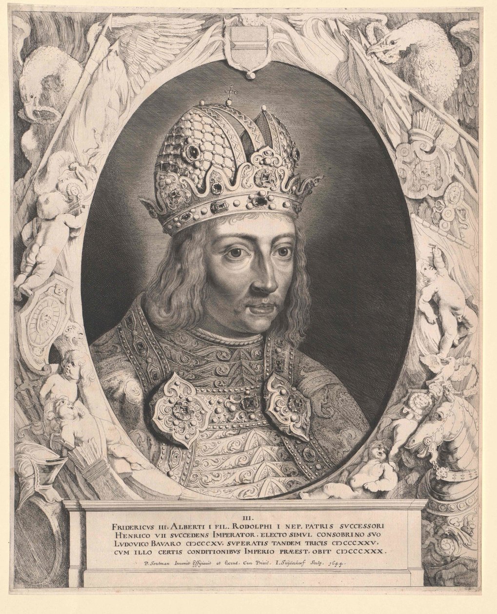 Den tyske konge Frederic III af skønheden af Artist Unknown