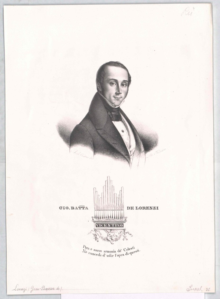 Giovanni Battista de Lorenzi af Artist Unknown