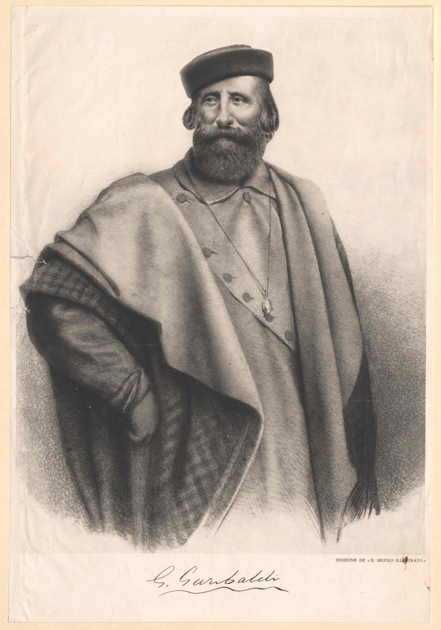 Giuseppe Garibaldi af Artist Unknown